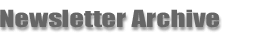 Newsletter Archive